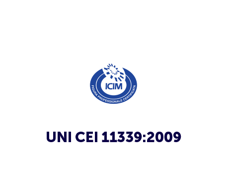 certificazione uni 11339