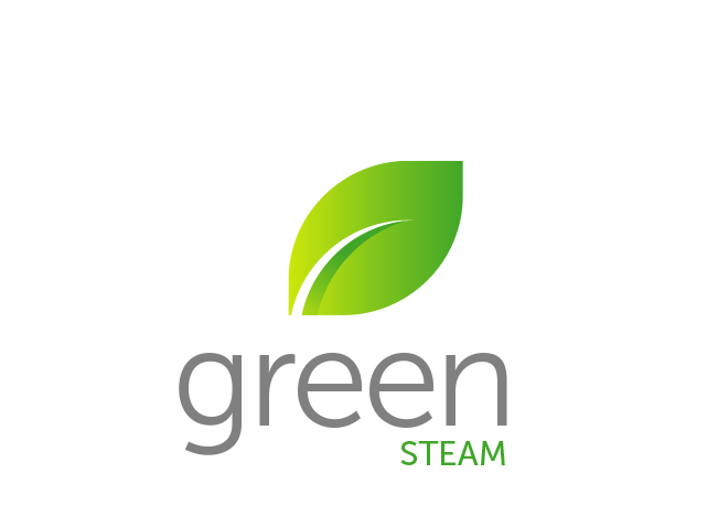 Green STEAM logo